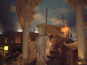 ラスベガス シーザース・パレス ホテル内のフォーラム・ショップス(The Forum Shops)